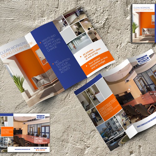Commercial painting company brochure ad contest, looking for clean crisp look Design von nng