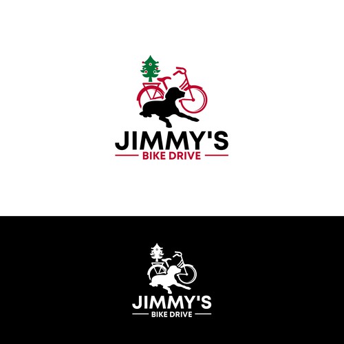 Logo for a bicycle fundraiser and somehow incorporating a black lab Design por keoart