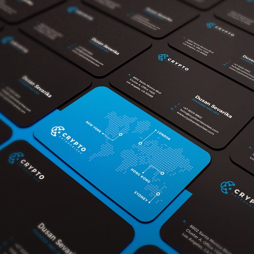 business card backgrounds crypto