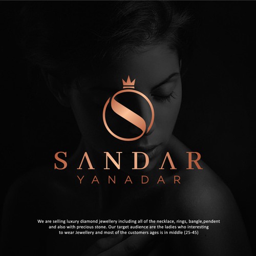 Diamond Jewellery shop logo that shows Trust, Confidence, Luxuious Design by Maple-