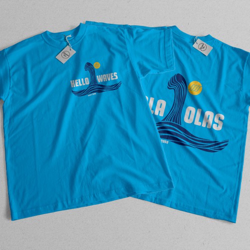 Hola Olas tee Design by RohaanKhan