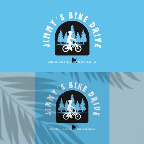 Logo for a bicycle fundraiser and somehow incorporating a black lab Design por Designs By Otis G