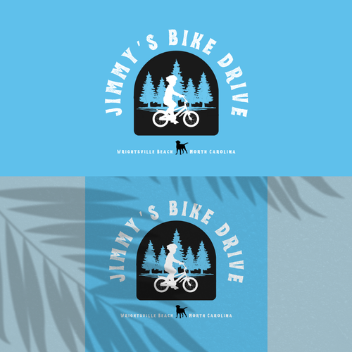 Logo for a bicycle fundraiser and somehow incorporating a black lab Design by Designs By Otis G