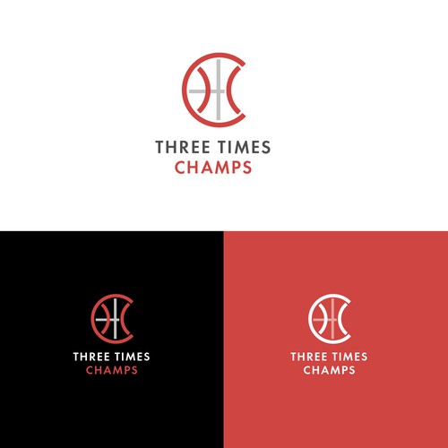 Basketball Logo for Team 'Three-Time Champs' - Your Winning Logo Featured on Major Sports Network Design by Guane