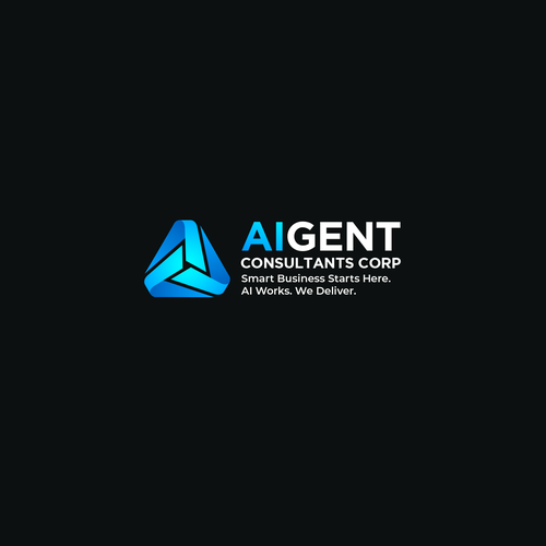 AI Agent Company: Appealing to small to medium sized businesses. Design by Blinca