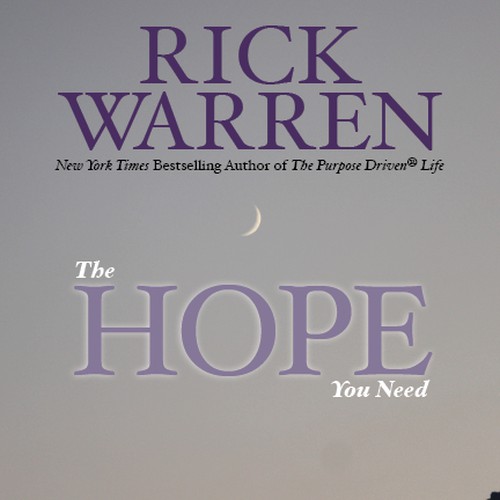 Design Rick Warren's New Book Cover Design by trames