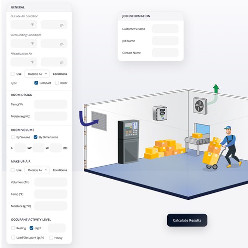 Design new User Interface for customer facing software. Design by MercClass