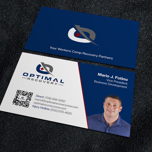 Optimal Recovery Business Card Design by Xclusive16