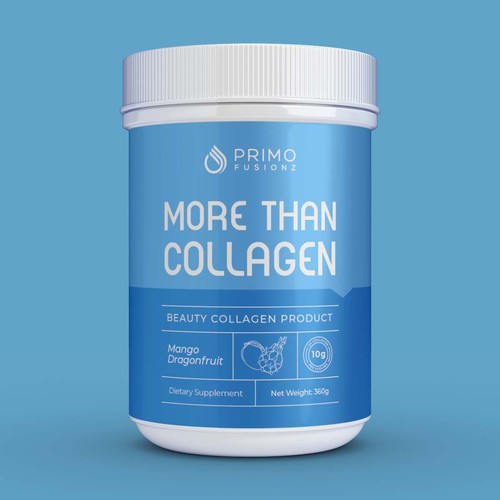 Looking For Simple Attention Grabbing Collagen Product Label Design por Ny.Studio's