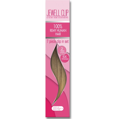 We need beautiful hair extension packaging for our hair extensions