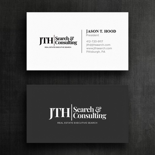 Business Card Design for Executive Search Firm Design by Felix SH