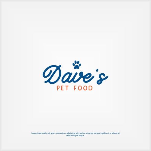 Logo for family owned pet food company Design by Dirtymice