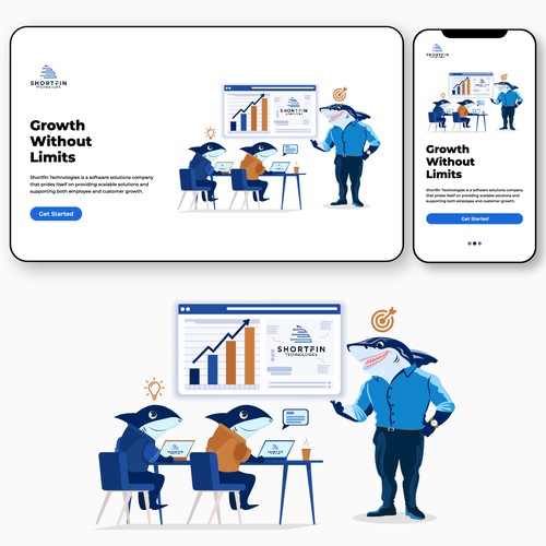 We need website illustrations for our software solutions company Design by Loominarius Ars