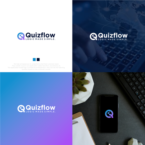 We need a powerful logo design for our AI Quiz Flow SaaS Design von brightshine