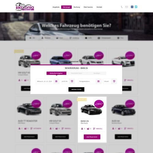 Web page design contest entry by malzi.