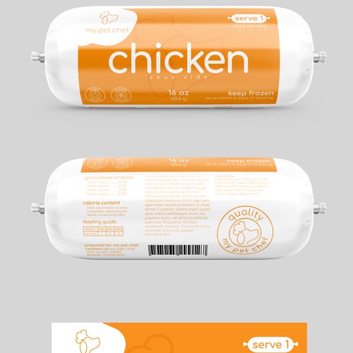 Premium Fresh Dog Food Design by Totoya