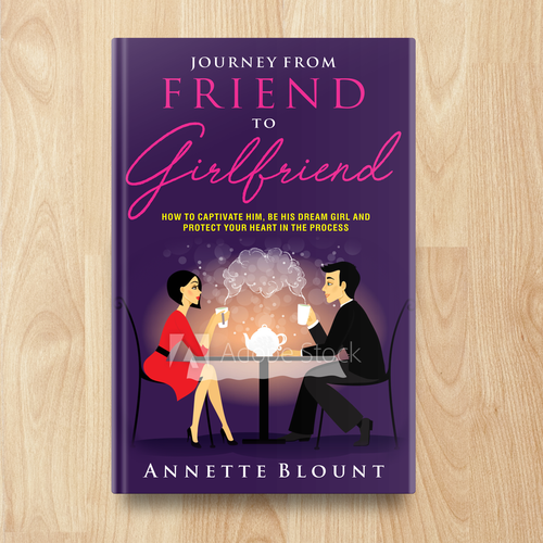 Design a book cover that is fun and playful to help single women experience love beyond friendship Design by FRD_design!