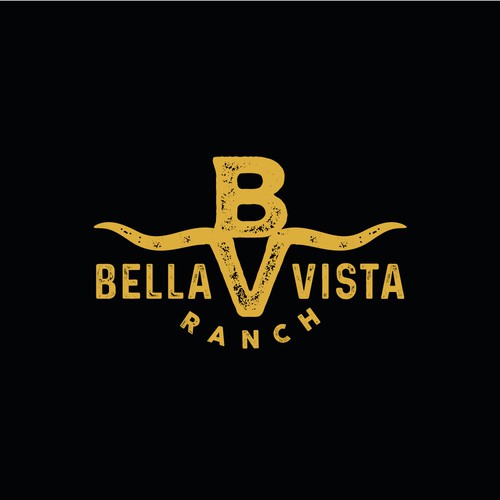 Western Logo design for Horse Ranch. Will be printed on hats shirts and used as a sponsor events Design by 'OUM'