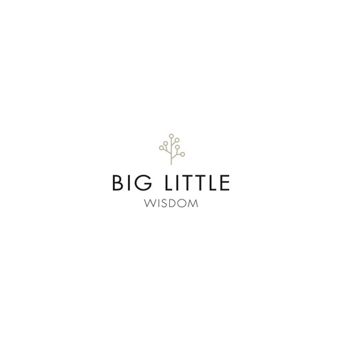 Design di Create a pure & simple logo/ CI for "Big Little Wisdom" (Ayurvedic Inspired Skincare) di JU_PO