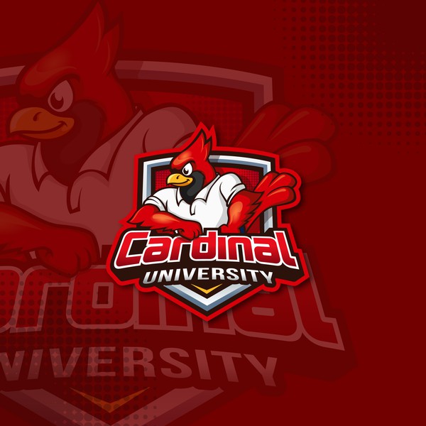 Diseño de norzone titulado "cardinal university"