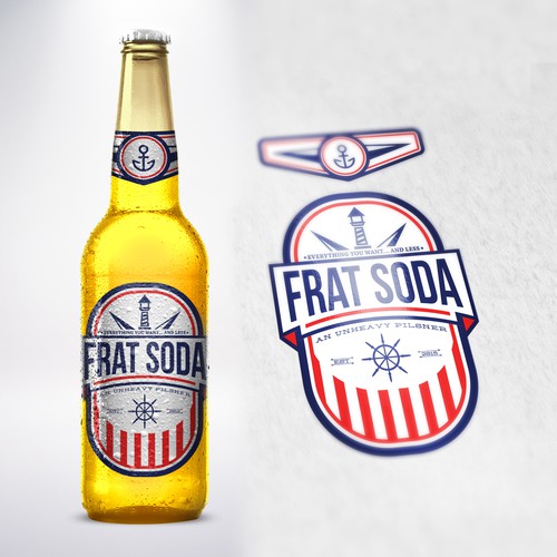 Create a logo for a new breed in light beer - Frat Soda! | Logo design ...