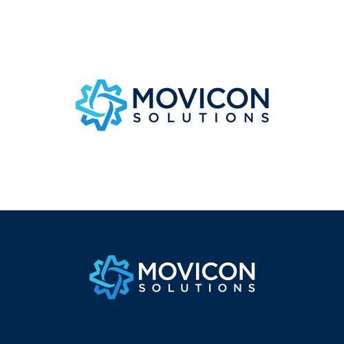 "Movicon Solutions" winning Logo design