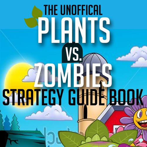 Kindle ebook Cover: Plants vs Zombies Strategy Guide Book Design by DezignManiac