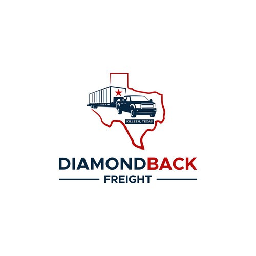 Trucking logo that will be seen across US highways! Design by yoh kono