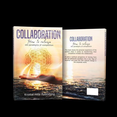 Diseño de Multi-author book cover that fuses corporate with spiritual themes called 'Collaboration' de Aleaca