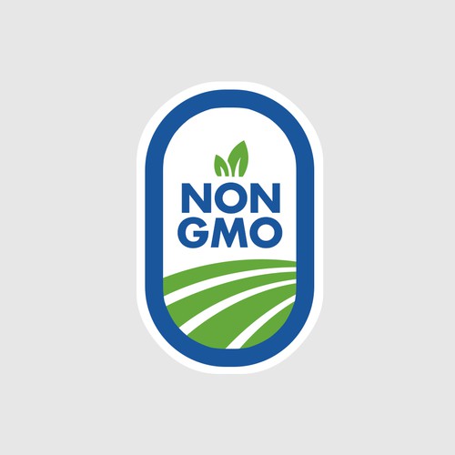 Food Packaging NON-GMO Logo Design by maswatsik