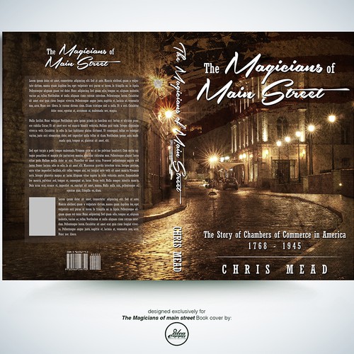 Bring the American Chambers of Commerce historical impact to life with a cover!! Design by brad designs