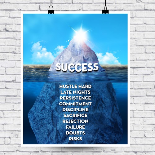 Design a variation of the "Iceberg Success" poster Poster contest