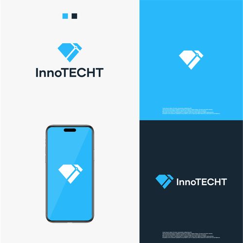 InnoTECHT - new logo based on existing logo but R+D Design by L A T O