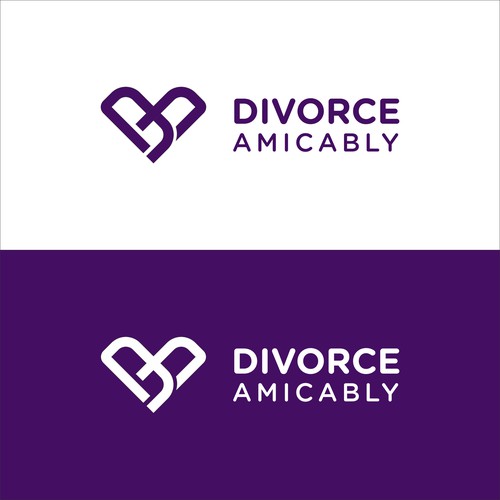 Logo for a new, healthy way for reasonable people to divorce Design von @GadjahDesign