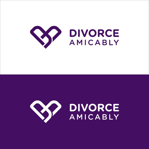 Logo for a new, healthy way for reasonable people to divorce Design by @GadjahDesign