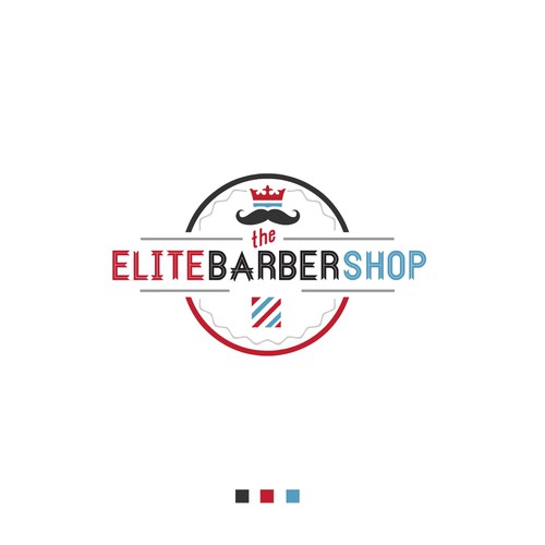 QUALITY Logo needed for The Elite Barber Shop  Design by piratepig