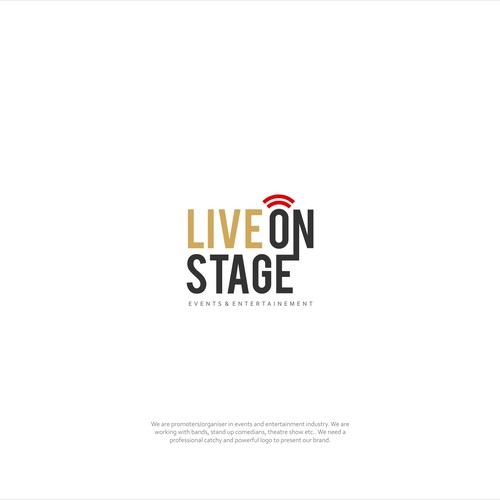 Live on Stage Events needs a powerful Logo | Logo design contest