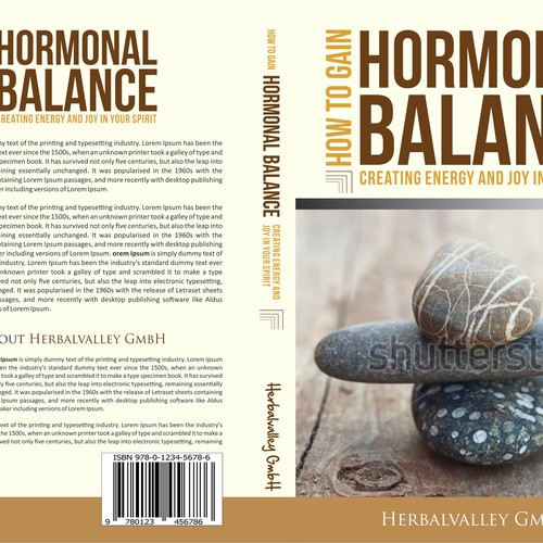 Cover Design for an Amazon Bestseller!Book Title "How to gain Hormonal
Balance" book Subtitle " Creating energy and joy  Design by 9 Green Studio