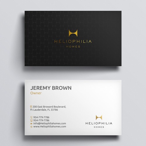 Luxury Custom Home Builder Business Cards needed Design by Zayden