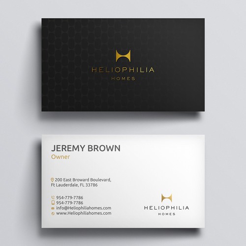 Luxury Custom Home Builder Business Cards needed Design by Azzedine D