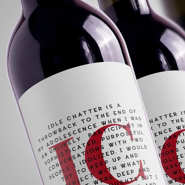 Diseño de Saverio Wongher ™ titulado "Wine label for Red and Rosè blend"