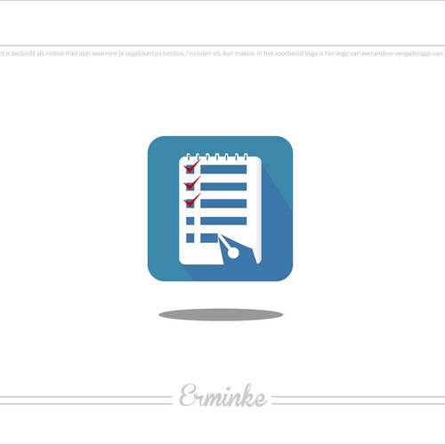 Creeer het winnende logo van de app Takenotes Design by Erminke