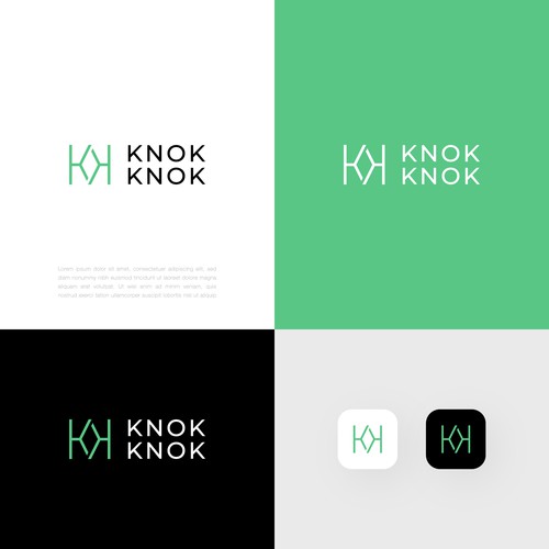 New Social Property Search App Logo NEEDED! Knok Knok Design von thetamlika®