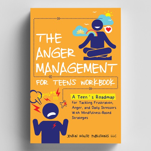 Awesome book cover to help teens rock at life! Design by elQue.design