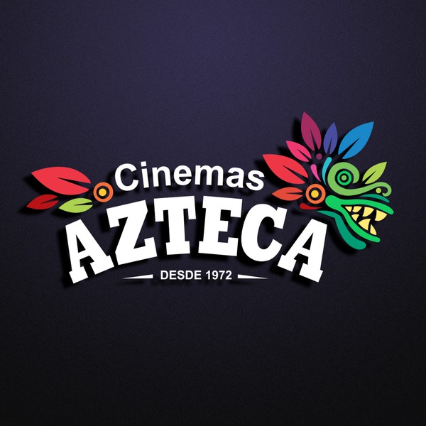 Diseño de robertoavila.com titulado "Cinemas Azteca"