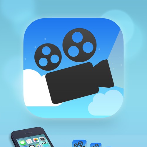 We need new movie app icon for iOS7 ** guaranteed ** Design por AdrianaD.