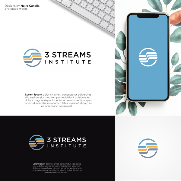 Design by Naíra Canella titled "3 Streams Institute"