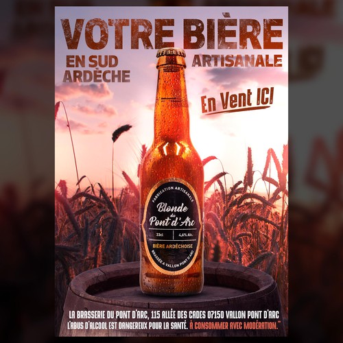 Poster for craft beer Design by GIV Designs ★❤◆