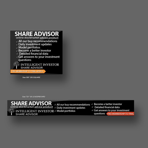 Banners For An Investment Advice Product Banner Ad Contest