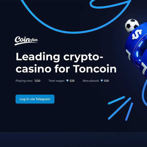 Coin.fun – Crypto Casino/Gambling Logo Design by DIAZ BROTHERS